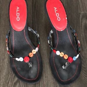 Multi-colored sandals